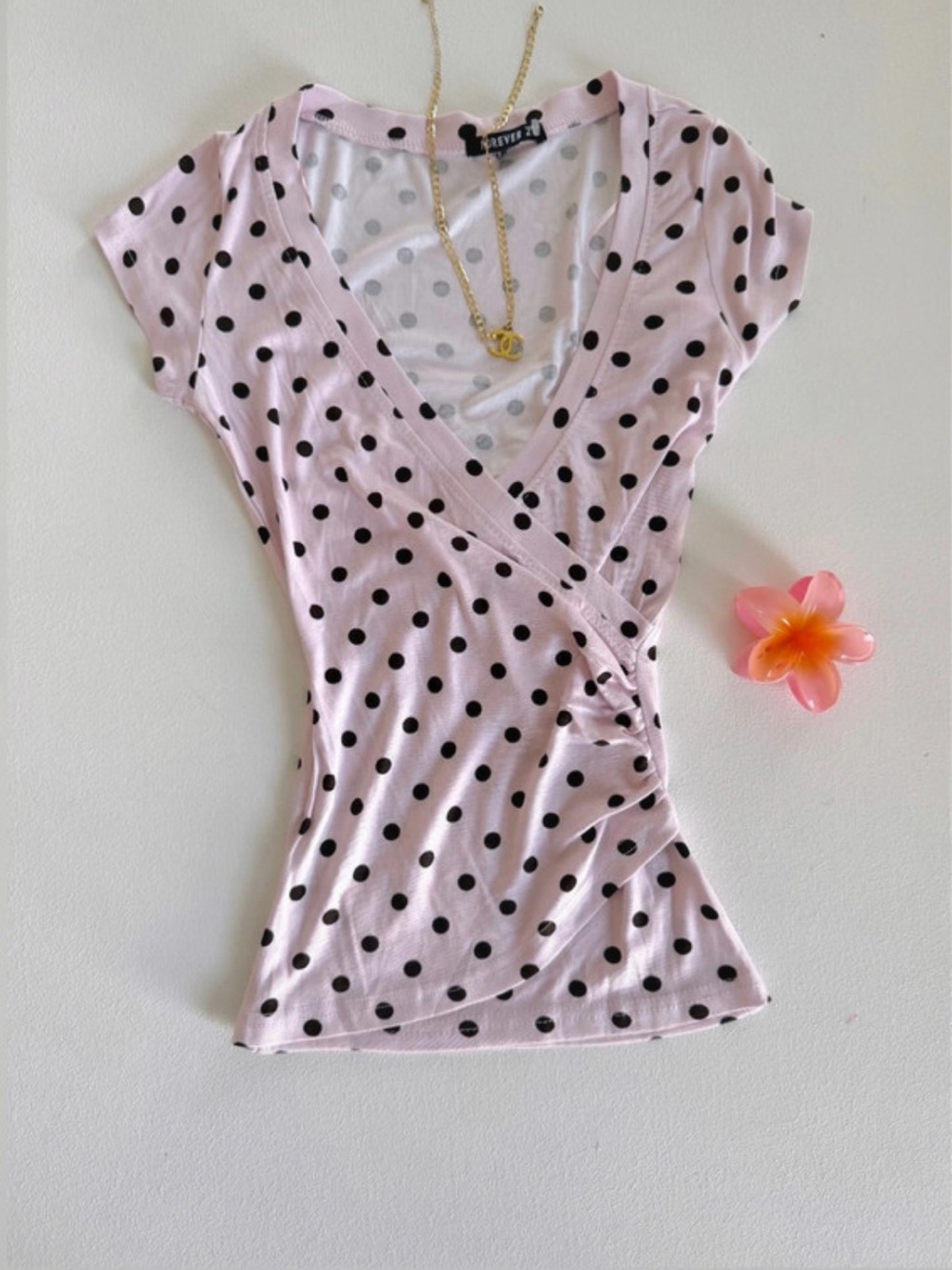Polka dot top